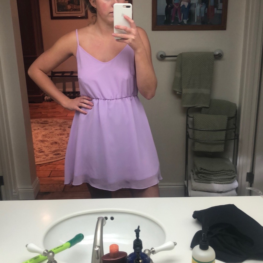 Lilac flow dress